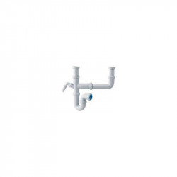 comprar Sifón Lateral Doble Curvo salida horizontal 1 1/2" S-91 Jimten online - Jimten