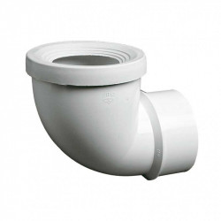 comprar Manguito Inodoro Acodado con junta 110-88 Blanco S-344 Jimten online - Jimten