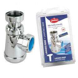 comprar Sifón Botella Extensible Salida Horizontal 1 1/4" S-182 Jimten online - Jimten