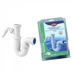 comprar Sifón Curvo con toma lavadora 1 1/2" S-73 Jimten online - Jimten