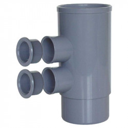 comprar Manguito M-H de 110 con 2 tomas de 50 A-58 Riuvert online - Riuvert