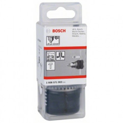 Portabrocas de corona dentada Bosch hasta 13 mm.