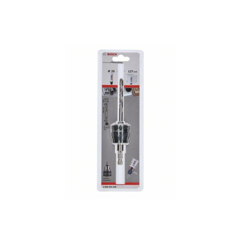 Mandril Power-Change Plus Bosch incluye broca HSS-G Ø7,15x105mm. Mandril Power-Change Plus Bosch incluye broca HSS-G Ø7,15x105mm.