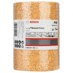 Rollo de lija de papel Bosch Best for Wood and Paint C470 Grano 40