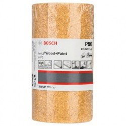 Rollo de lija de papel Bosch Best for Wood and Paint C470 Grano 80