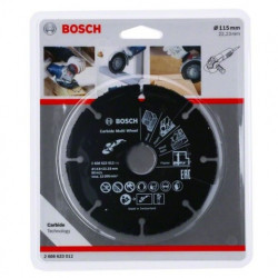 Disco de corte Bosch Carbide Multi Wheel Ø115mm.