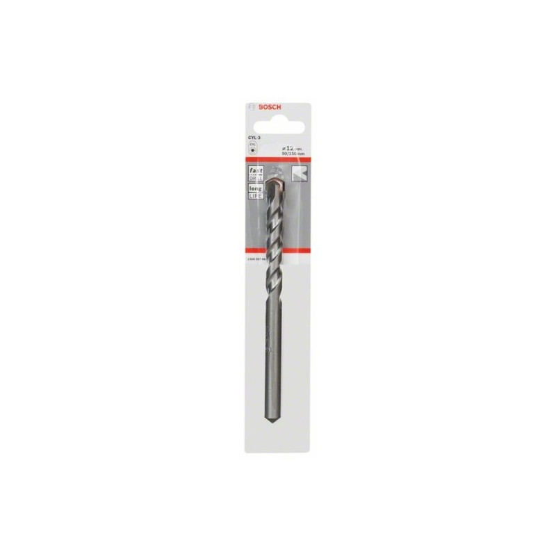 comprar Broca CYL-3 Bosch para Hormigon Ø12mm. 90x150mm. online - Bosch