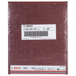 Hoja de lija Bosch Best for Metal J475 Grano 40