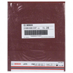 Pliego Lija Metal Grano 80 Bosch J475 230X280 mm Bosch