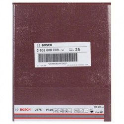 Hoja de lija Bosch Best for Metal J475 Grano 120