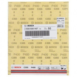 Hoja de lija Bosch Best for Coatings and Composites C355 Grano 400 230x280mm.