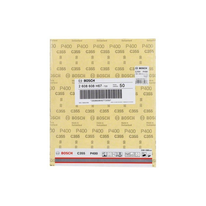comprar Hoja de lija Bosch Best for Coatings and Composites C355 Grano 400 230x280 mm. online - Bosch