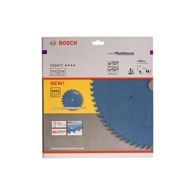 comprar Hoja de sierra circular Bosch Expert for Multi Material Ø254mm. TCG 80 online - Bosch