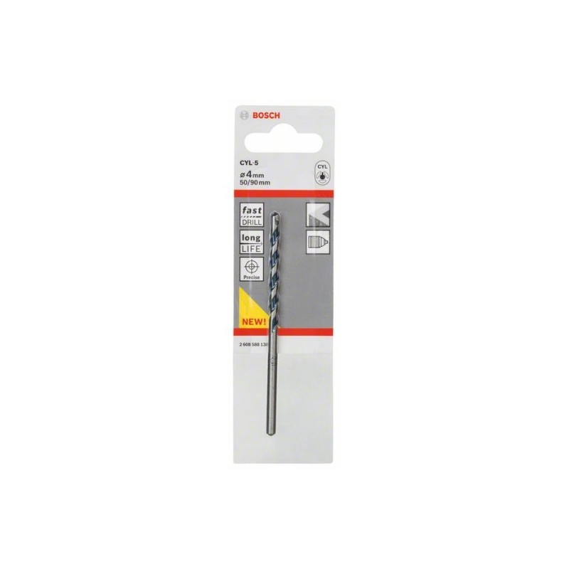 comprar Broca Bosch CYL-5 para Hormigón Ø4mm. 50x90mm. online - Bosch