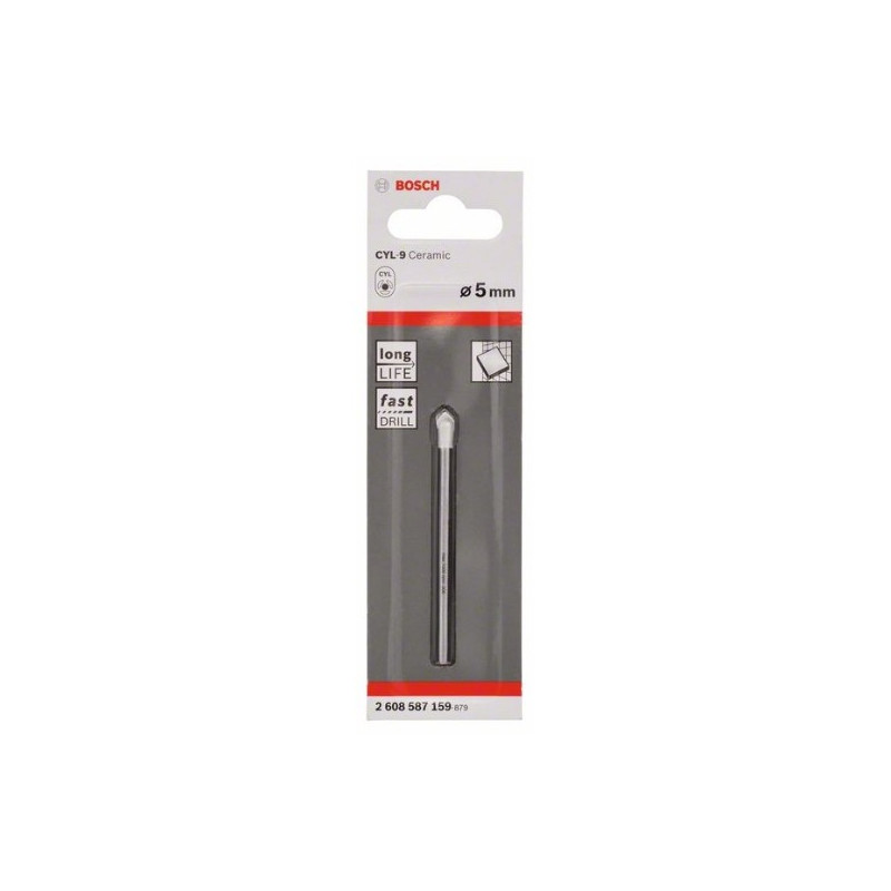 comprar Broca Ceramic Tile Bosch CYL-9 para Azulejos Ø5mm. online - Bosch