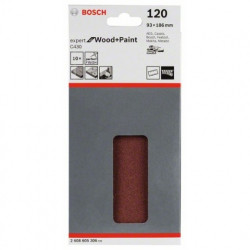 comprar Hoja de lija Bosch Expert for Wood and Paint C430 Grano 120 93x186 mm. online - Bosch