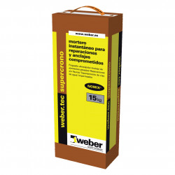 WeberTec Supercrono 15Kg. Gris