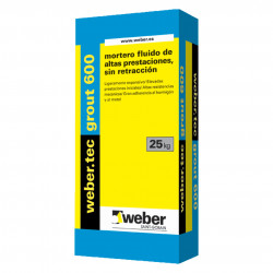 comprar WeberTec Grout 600 25Kg. Gris online - Weber